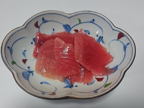 赤身マグロがトロの味に近づく刺身